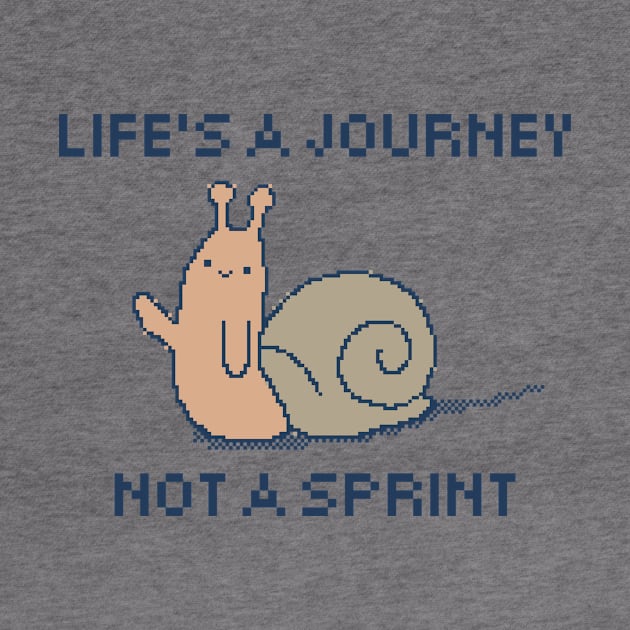 Life's A Journey, Not A Sprint by pxlboy